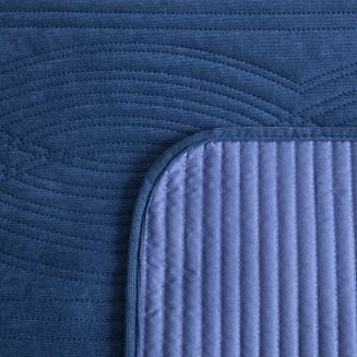 Narzuta dekoracyjna VELVET2 170x210 granatowy