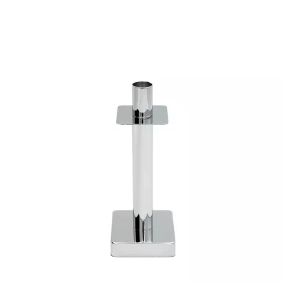 Świecznik dekoracyjny LORI 8x21 Eurofirany srebrny minimalistyczny design