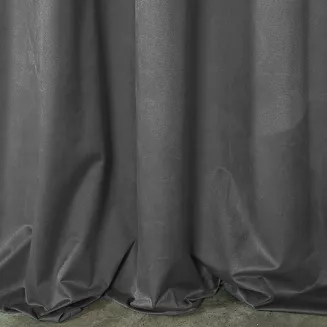 Zasłona gotowa na przelotkach ROSA 140x250 Design91 grafitowy