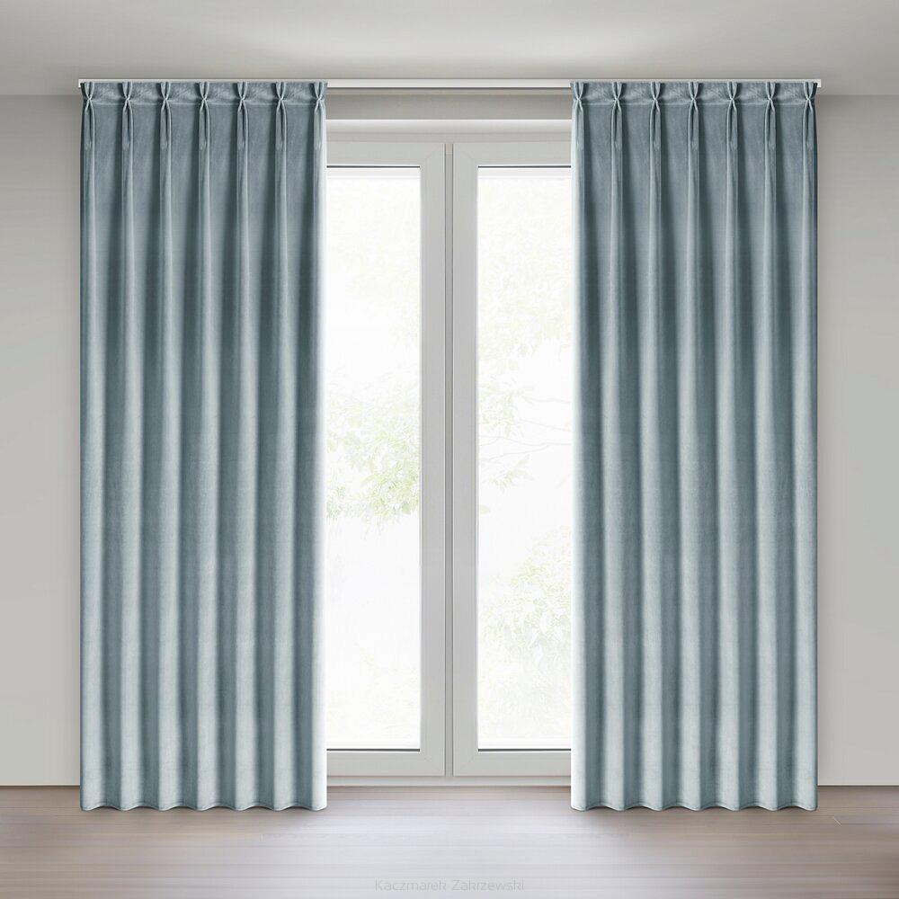 Zasłona gotowa MELANIE 140x270 Eurofirany szary