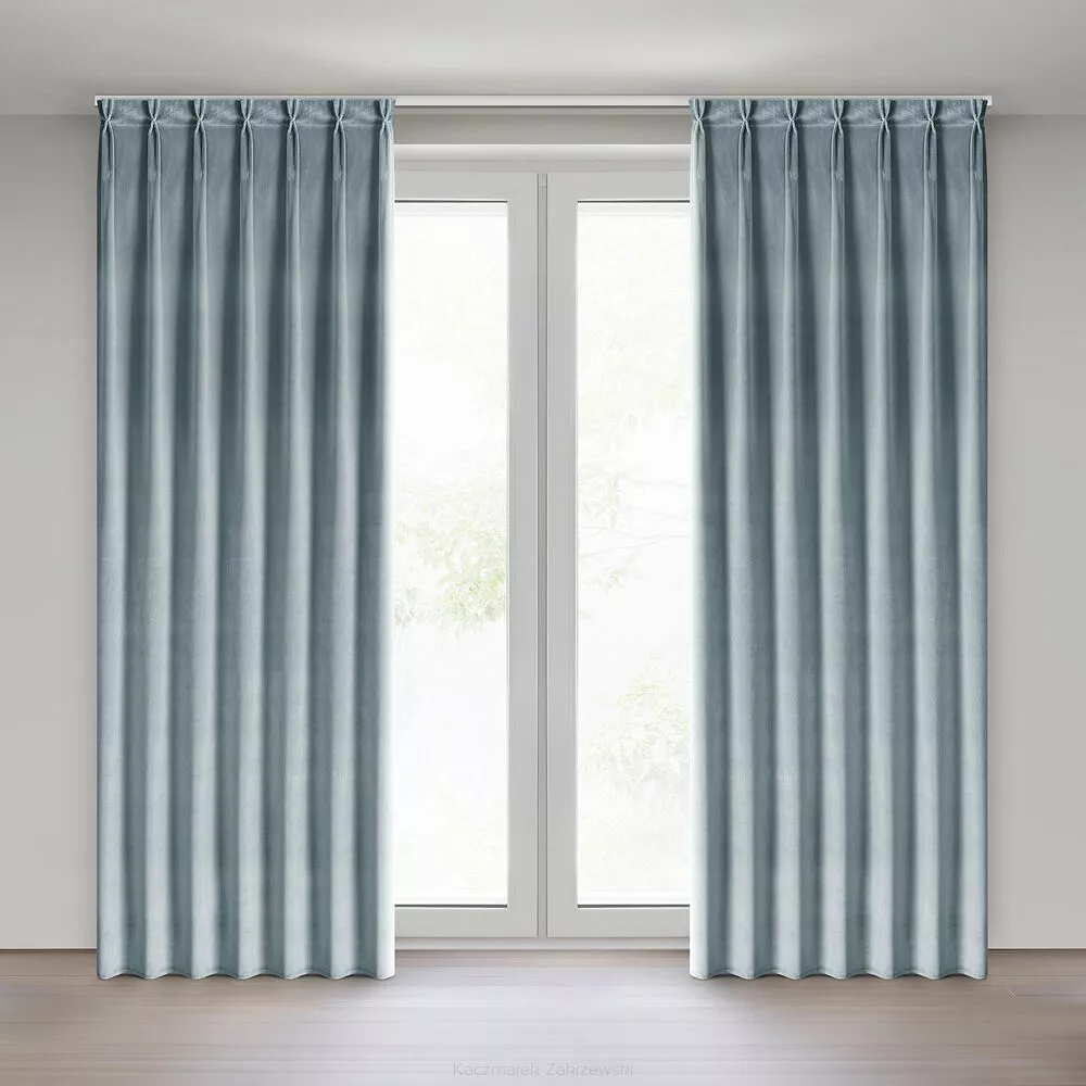 Zasłona gotowa MELANIE 140x270 Eurofirany szary