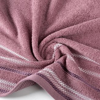 Ręcznik bawełniany LIVIA3 30x50 Eurofirany liliowy