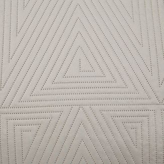 Poszewka dekoracyjna TRIO 50x70 pikowana jasno beżowa