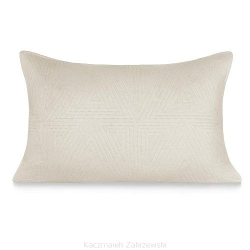 Poszewka dekoracyjna TRIO 50x70 pikowana jasno beżowa