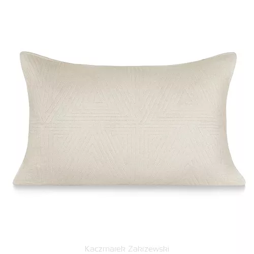 Poszewka dekoracyjna TRIO 50x70 pikowana jasno beżowa