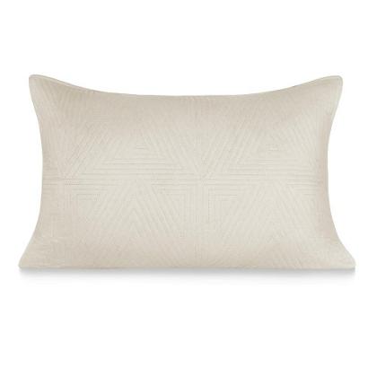 Poszewka dekoracyjna TRIO 50x70 pikowana jasnobeżowa