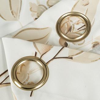 Zasłona gotowa na przelotkach OLENI 140x250 Eurofirany beżowy