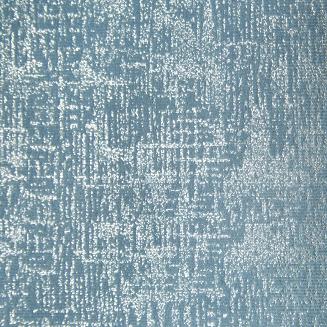 Zasłona gotowa na taśmie CYPR 140x270 Design91 niebieska + srebrna