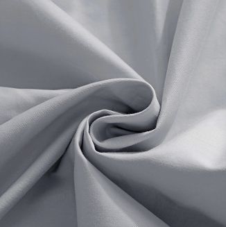 Prześcieradło satyna bawełniana z gumką 200x220 SIN szare