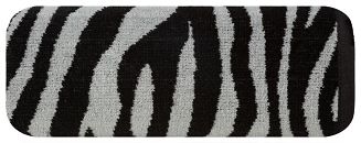 Ręcznik bawełniany ZEBRA 70x140 Eurofirany czarny/stalowy