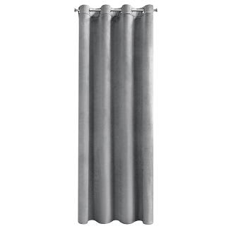 Zasłona gotowa na przelotkach MELANIE 215x250 Eurofirany szary