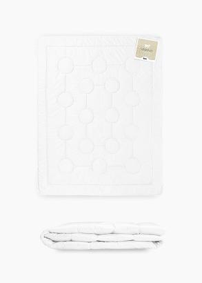 Kołdra wełniana CIEPŁA 180x200 MERINO biała