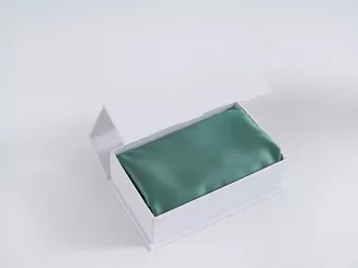 Jedwabna Poszewka 70x80 Szałwia