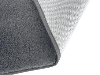 Dywanik łazienkowy LOMBOK 50x80 Euromat puszysty ciemnoszary