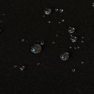 Zasłona gotowa na przelotkach GARDENIA 140x200 wodoodporna ogrodowa czarna