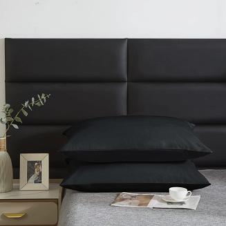 Poszewka satyna bawełniana SIN 50x70 czarna
