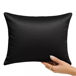 Poszewka satyna bawełniana SIN 50x70 czarna