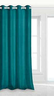 turkusowa zasłona gotowa 140x250 viva