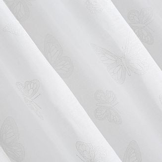 Zasłona gotowa na przelotkach MARIPOS 140x250 Eurofirany biała
