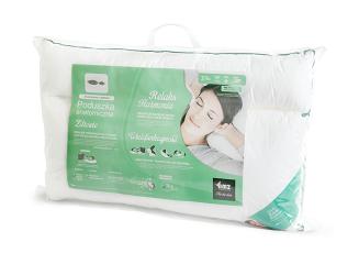 Poduszka anatomiczna mikrofibra z wałkiem AMZ 50x60