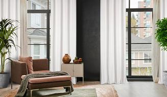 Zasłona gotowa na przelotkach LILI 140x250 Eurofirany biały