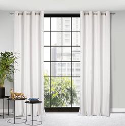 Zasłona gotowa na przelotkach LILI 140x250 Eurofirany biały