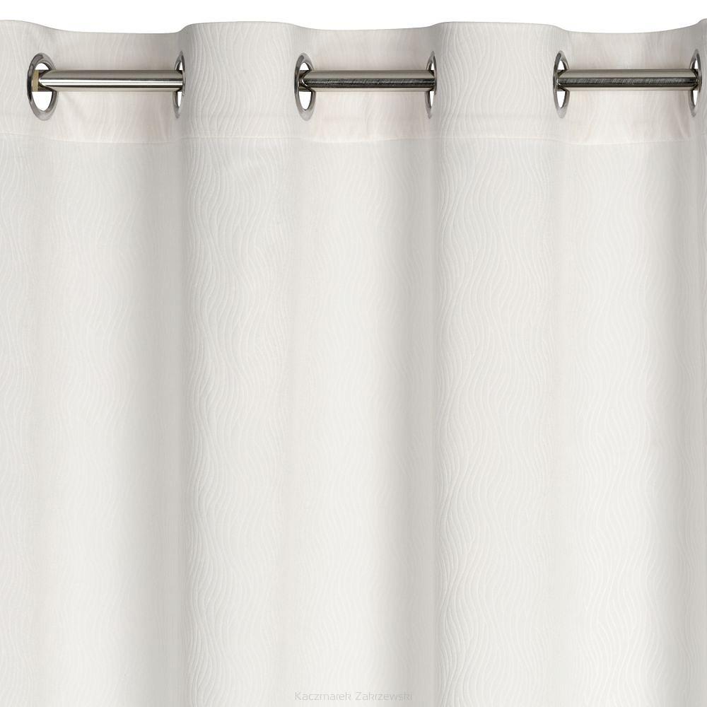 Zasłona gotowa na przelotkach LILI 140x250 Eurofirany biały