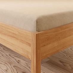 Prześcieradło jersey z gumką 160x200 DREAMY PREMIUM beżowe