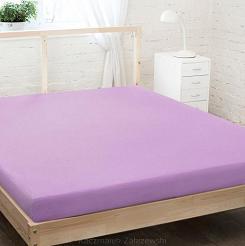 Prześcieradło jersey z gumką 90 x 200 wrzosowy