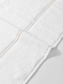 Ręcznik bawełniany LIBRE 70x140 biały ze złotą bizą