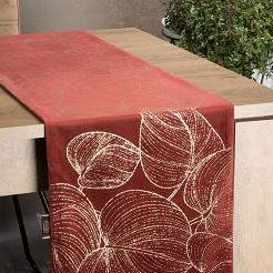 Obrus dekoracyjny BLINK 35x180 Eurofirany ceglany