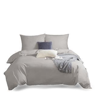 Pościel satyna bawełniana 140x200 SIN jednobarwna taupe