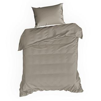 Pościel satynowa NOVA3 140x200 Eurofirany jasnobrązowy