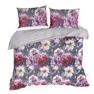 Pościel satynowa PEONIA 200x220 Eurofirany + PUDEŁKO