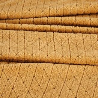 Koc narzuta na łóżko CINDY-4 170x210 miodowy