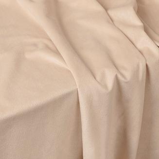 Zasłona gotowa na przelotkach VELVI 140x250 jasnobeżowa