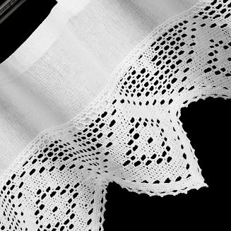 Firana gotowa na szelkach ISAAC 30x150 Eurofirany biały