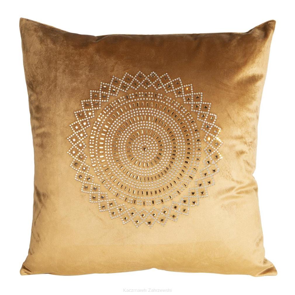 Poszewka dekoracyjna ELIE 45x45 Eurofirany miodowa