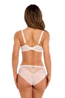 Biustonosz z koronką Semi-Soft Nellie 1282 półusztywniany ecru beżowy