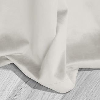 Biała Zasłona Welurowa Z Kryształkami Na Taśmie 140x270 Shiny