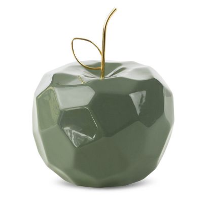 Figurka dekoracyjna APEL 16x16 Eurofirany jabłko zielona
