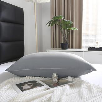 Poszewka satyna bawełniana SIN 40x60 grafitowa