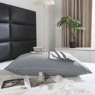 Poszewka satyna bawełniana SIN 40x60 grafitowa