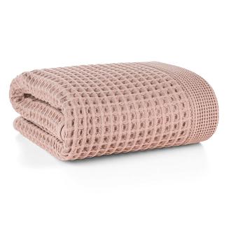 Ręcznik bawełniany gofrowany MELO 50x90 Eurofirany różowy