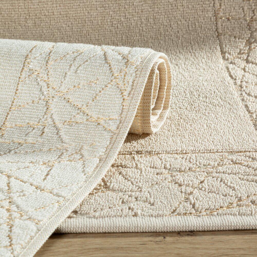 Dywanik łazienkowy NIKA Eurofirany kremowy