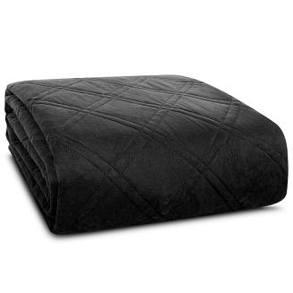 Narzuta dekoracyjna LUIZ 170x210 czarny