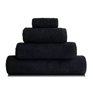 Ręcznik frotte Bari 100x150 gładki czarny