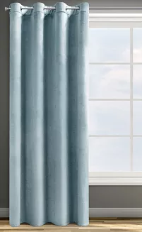 Zasłona gotowa na przelotkach ROSA 140x250 Design91 morski