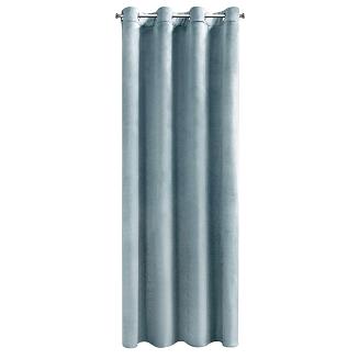 Zasłona gotowa na przelotkach ROSA 140x250 Design91 morski