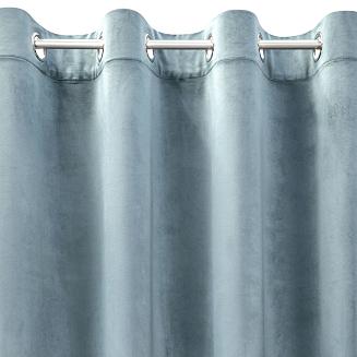 Zasłona gotowa na przelotkach ROSA 140x250 Design91 morski